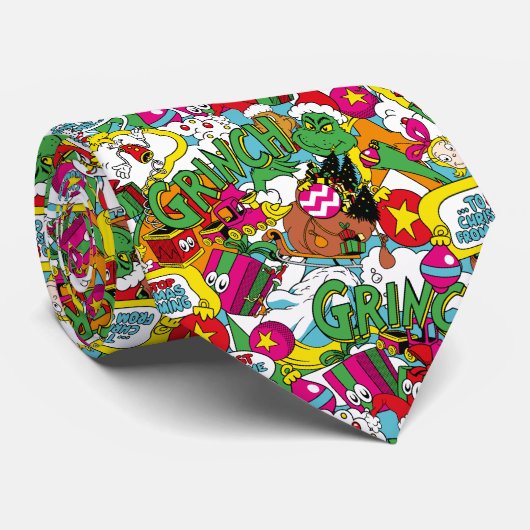 セウス博士 |グラインチパターカラフルン ネクタイ (ロール)