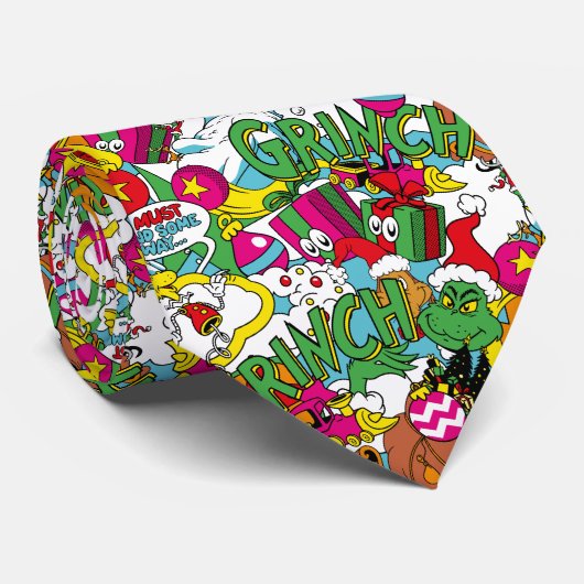 セウス博士 |グラインチパターカラフルン ネクタイ (ロール)