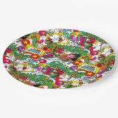 セウス博士 |グラインチパターカラフルン ペーパープレート (アングル)