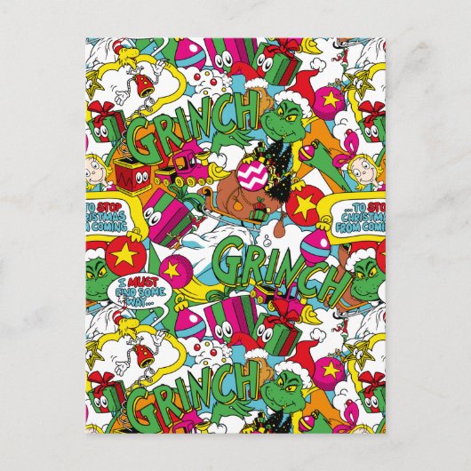 セウス博士 |グラインチパターカラフルン ポストカード (正面)