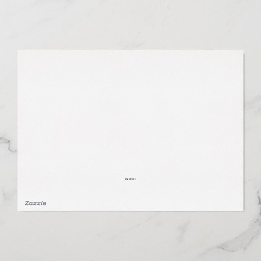 セウス博士 |グラインチファミリーフォトホリデーカード 箔シーズンカード (裏面)