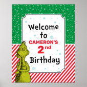 セウス博士 |グラインチ誕生日へようこそ ポスター (正面)