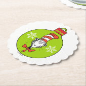 セウス博士 |グラインチ |クラシック帽子の猫 ペーパーコースター (アングル)