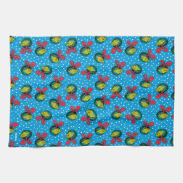 セウス博士 |グラインチ |クリスマスリースパターン キッチンタオル