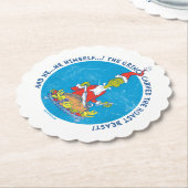 セウス博士 |グラインチ |クリスマス・ロースト・ビースト ペーパーコースター (アングル)