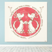 セウス博士 |グラインチ |マックス – クリスマス引用文 キャンバスプリント (インサイチュ (ウッドフロア))