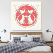 セウス博士 |グラインチ |マックス – クリスマス引用文 キャンバスプリント (インサイチュ (寝室))