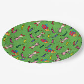 セウス博士 |グラインチ | Cindy-Lou Who Pattern ペーパープレート (アングル)