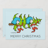 セウス博士 |グラインチ | Thing One Thing Christmas シーズンカード (正面/裏面)