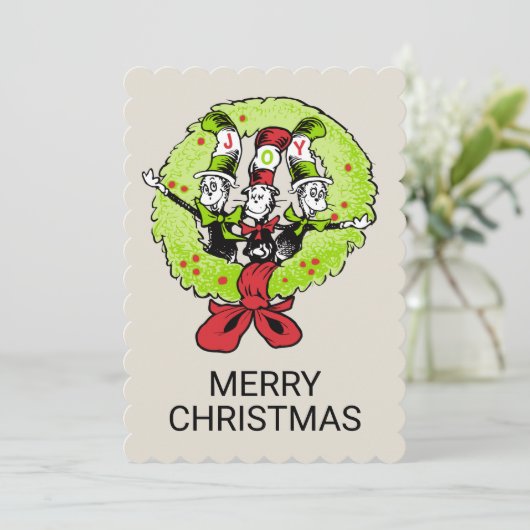 セウス博士 |グラインチ | Who-villeクリスマスジョイ シーズンカード (スタンド正面)