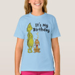 セウス博士 |グランインター冬誕生日 Tシャツ<br><div class="desc">このおもしろいをチェックアウトDr. Suess Grinch Winter誕生日Boyシャツ。</div>