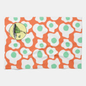 セウス博士 |グリーンエッグとハムアイコン キッチンタオル (横)