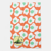 セウス博士 |グリーンエッグとハムアイコン キッチンタオル (縦)