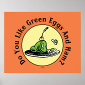 セウス博士 |グリーンエッグとハムアイコン ポスター (正面)