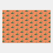 セウス博士 |グリーンエッグとハムアイコン ラッピングペーパーシート (正面3)