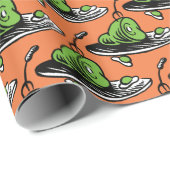 セウス博士 |グリーンエッグとハムアイコン ラッピングペーパー (ロールコーナー)