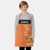 セウス博士 |グリーンエッグとハム エプロン (着用した状態)