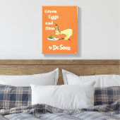 セウス博士 |グリーンエッグとハム キャンバスプリント (インサイチュ (寝室))