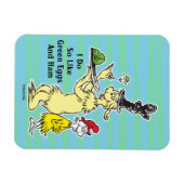 セウス博士 |グリーンエッグとハム |友人とサム – I-Am マグネット (横)