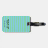 セウス博士 |グリーンエッグとハム |友人とサム – I-Am ラゲッジタグ (裏面横)