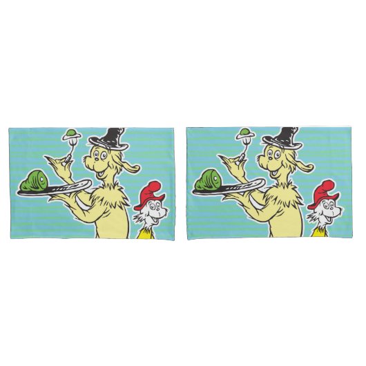 セウス博士 |グリーンエッグとハム |友人とサム – I-Am 枕カバー (フロントセット)