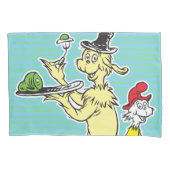 セウス博士 |グリーンエッグとハム |友人とサム – I-Am 枕カバー (正面左)