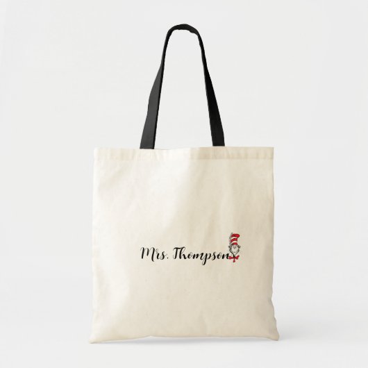 セウス博士 |ハットアイコン名前をカスタムする内の猫 トートバッグ (正面)