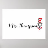 セウス博士 |ハットアイコン名前をカスタムする内の猫 ポスター (正面)