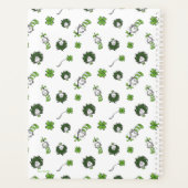 セウス博士 ハットクローバー柄の猫 プランナー手帳 (裏面)