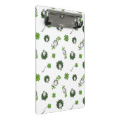 セウス博士 ハットクローバー柄の猫 ミニクリップボード (アングル)