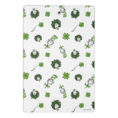 セウス博士 ハットクローバー柄の猫 ミニクリップボード (裏面)