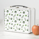 セウス博士 ハットクローバー柄の猫 メタルランチボックス (インサイチュ)