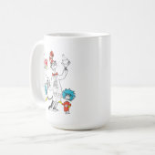 セウス博士 |ハットシーズ科学の猫 コーヒーマグカップ (正面左)