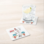 セウス博士 |ハットシーズ科学の猫 スクエアペーパーコースター (インサイチュ)