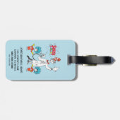 セウス博士 |ハットシーズ科学の猫 ラゲッジタグ (裏面横)