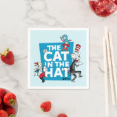 セウス博士 |ハットロゴの猫 – キャラクター スタンダードカクテルナプキン (インサイチュ)