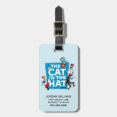 セウス博士 |ハットロゴの猫 – キャラクター ラゲッジタグ (正面縦)