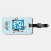 セウス博士 |ハットロゴの猫 – キャラクター ラゲッジタグ (裏面横)