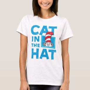 セウス博士  ハットロゴの猫 – ヴィンテージ Tシャツ