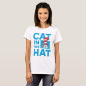 セウス博士 |ハットロゴの猫 – ヴィンテージ Tシャツ (正面フル)