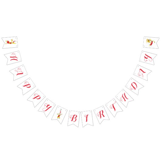 セウス博士 |ハッピーバースデー バンティングフラッグ (全)