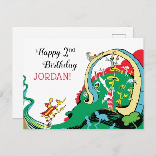 セウス博士 |ハッピーバースデー! ポストカード (正面/裏面)