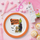 セウス博士 |ハロウィーンのナイトグラフィック ペーパープレート (パーティー)