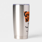 セウス博士 |ハロウィーンのナイトグラフィック 保温保冷タンブラー (正面)