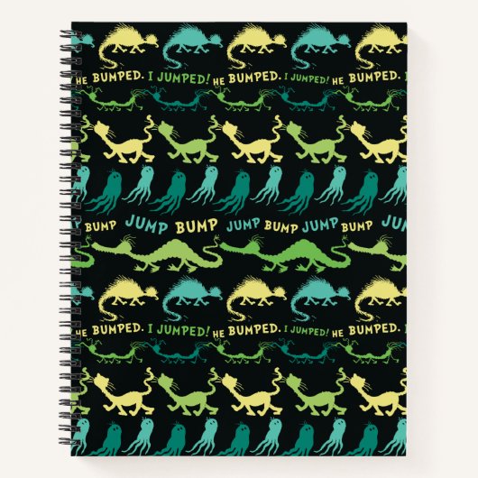 セウス博士 | "バンプジャンプ"浅いパターン ノートブック (正面)