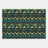 セウス博士 | "バンプジャンプ"浅いパターン ラッピングペーパーシート (正面)