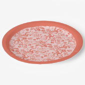 セウス博士 |フローラ母の日のパターン ペーパープレート (アングル)