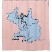 セウス博士 |ホートンとSpeck・オブ・ダスト シャワーカーテン (正面)