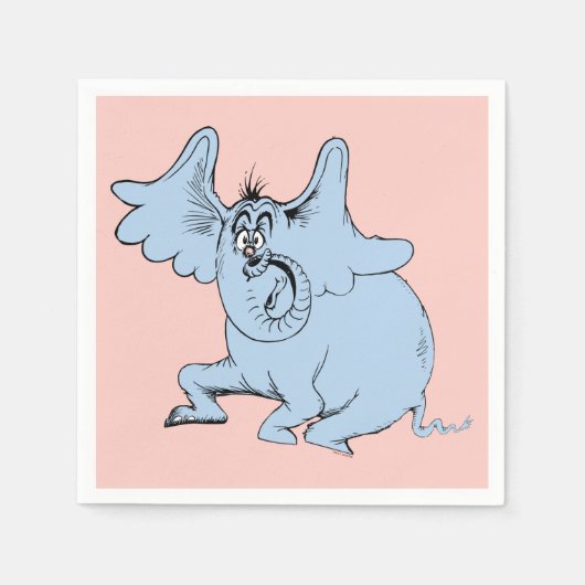 セウス博士 |ホートンとSpeck・オブ・ダスト スタンダードカクテルナプキン (正面)