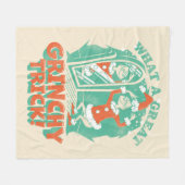 セウス博士 |何という素晴らしグラインシーなトリック！ フリースブランケット (正面(横))